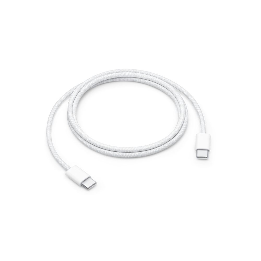 Datakabel usbC - usbC Apple MQKJ3 1m. 60W wit Braided Bulk