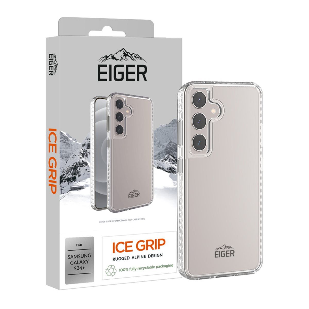Eiger Glacier case Samsung Galaxy S24 Plus - transparant