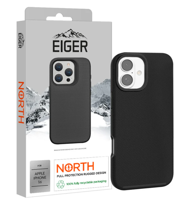 Eiger North case Apple iPhone 16 - black