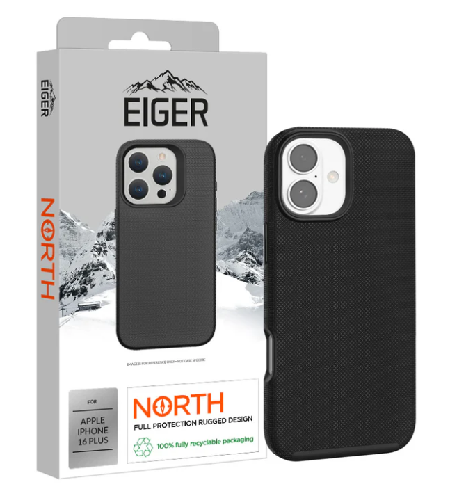 Eiger North case Apple iPhone 16 Plus - black