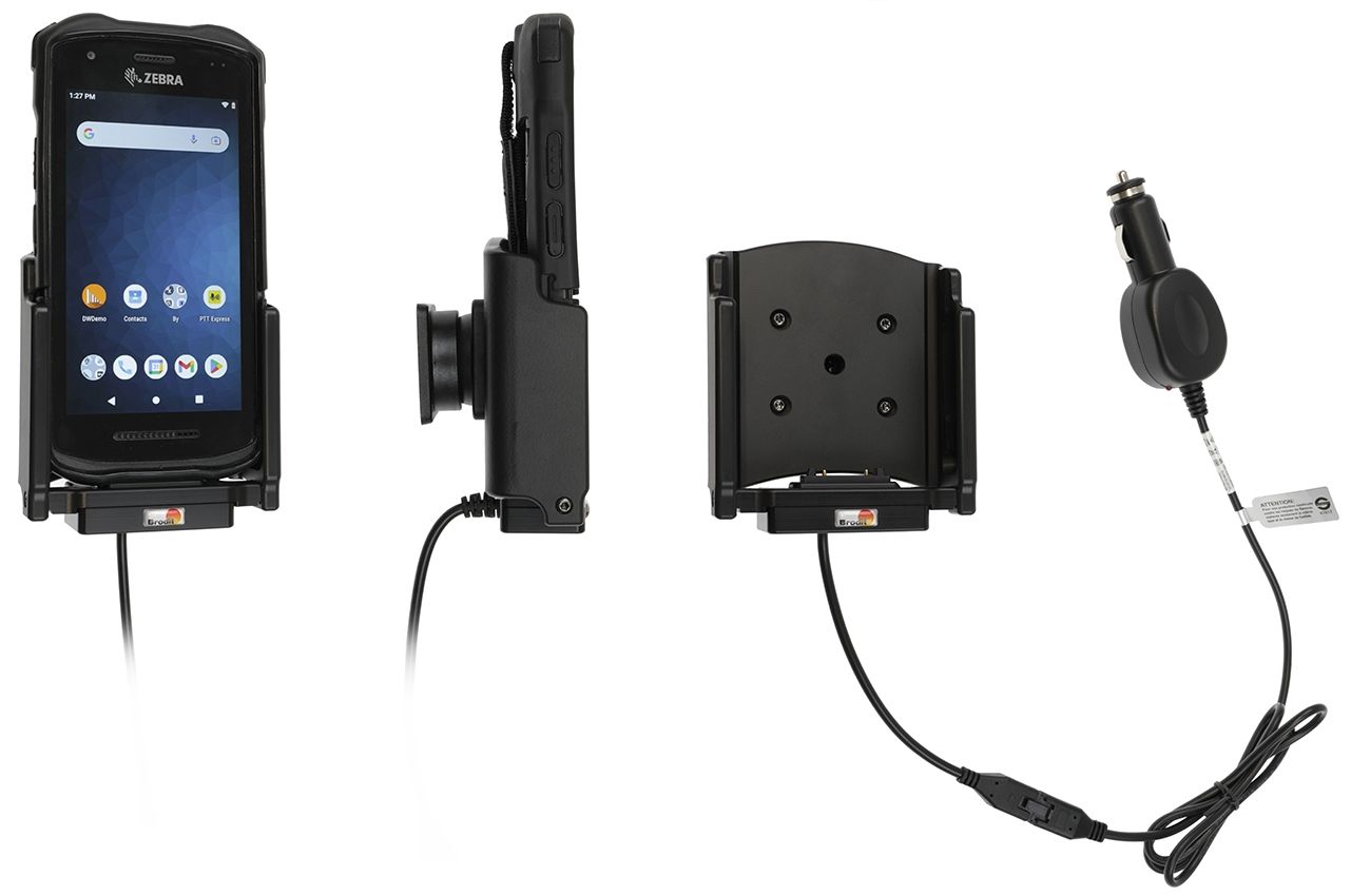 Brodit houder/lader Zebra TC21/26 with Mobilis case sig.plug