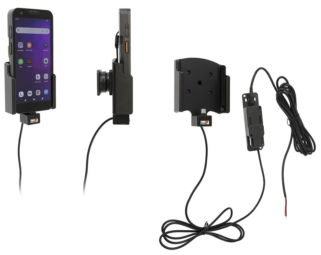 Brodit houder/lader Datalogic Memor 30-35 fixed install.