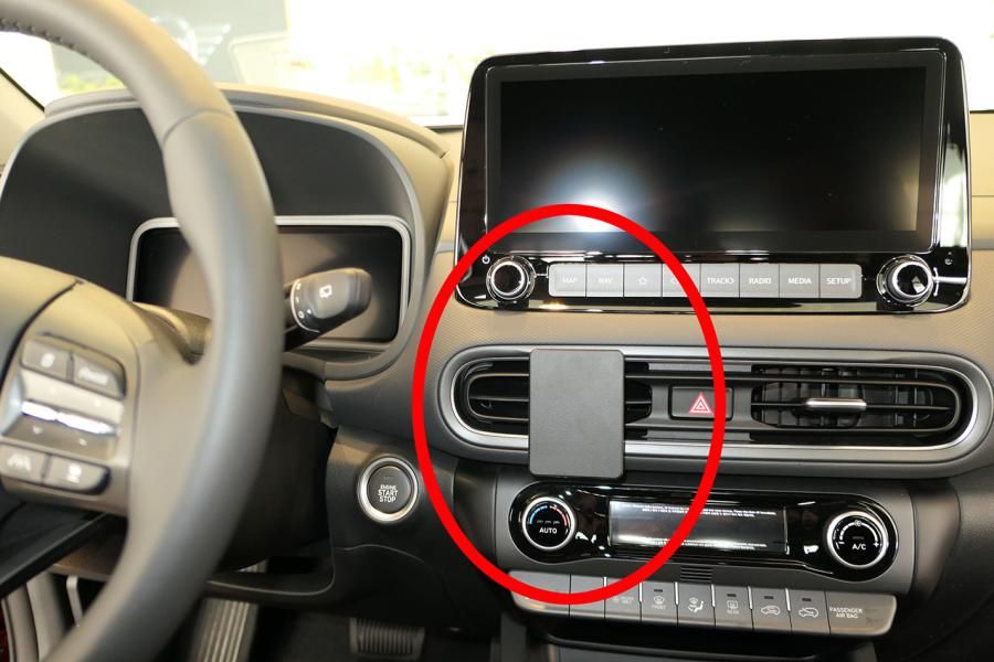 Proclip Hyundai Kona Electric (with display) 22-Center mount