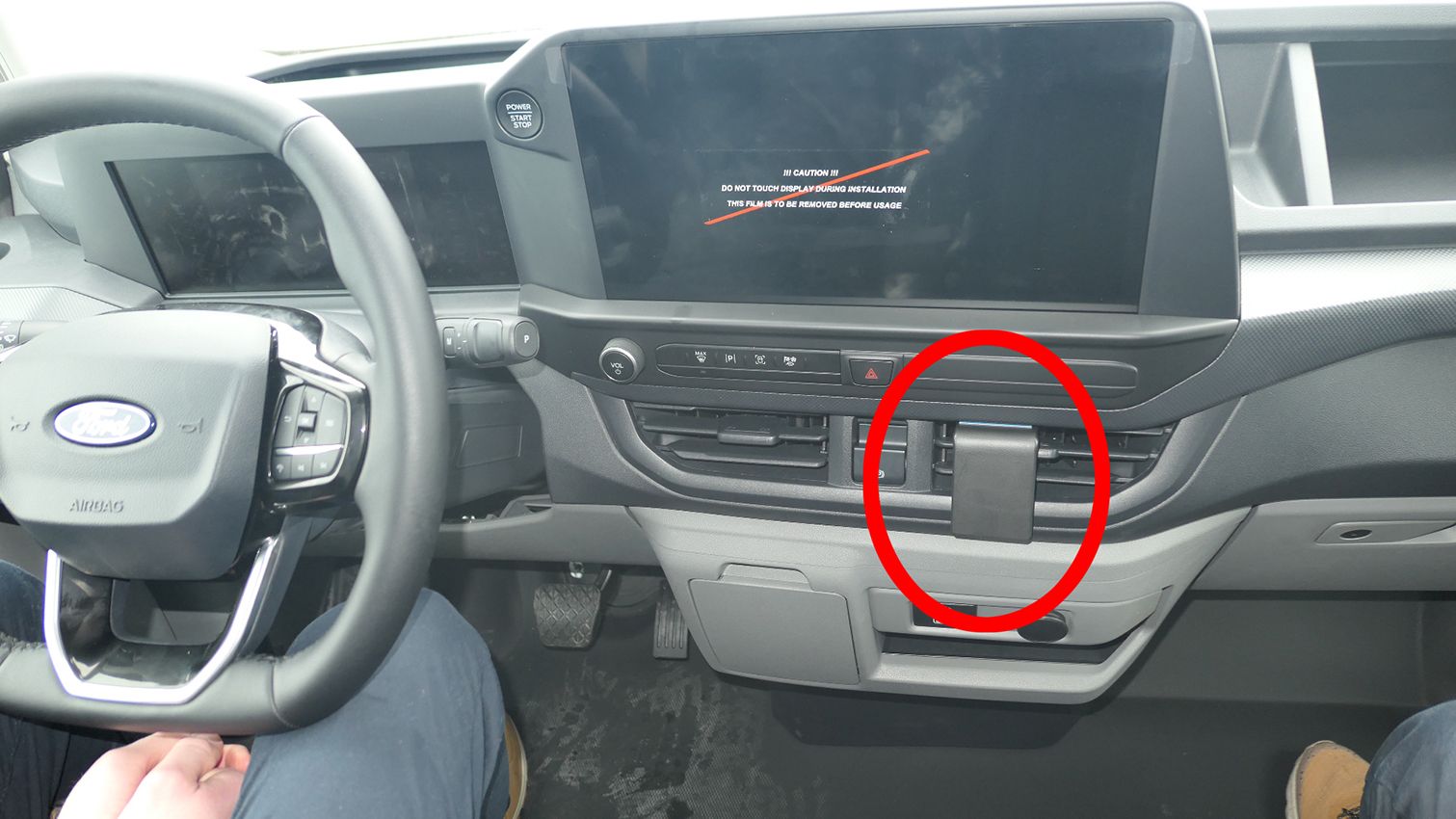 Proclip Ford Transit Custom 24-/ VW T7 25- Angled mount