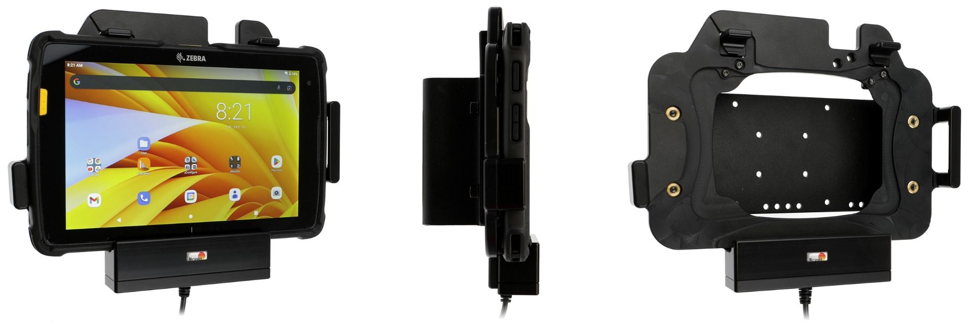 Brodit active holder MUC Zebra ET40/45 8" boot/exp.pack
