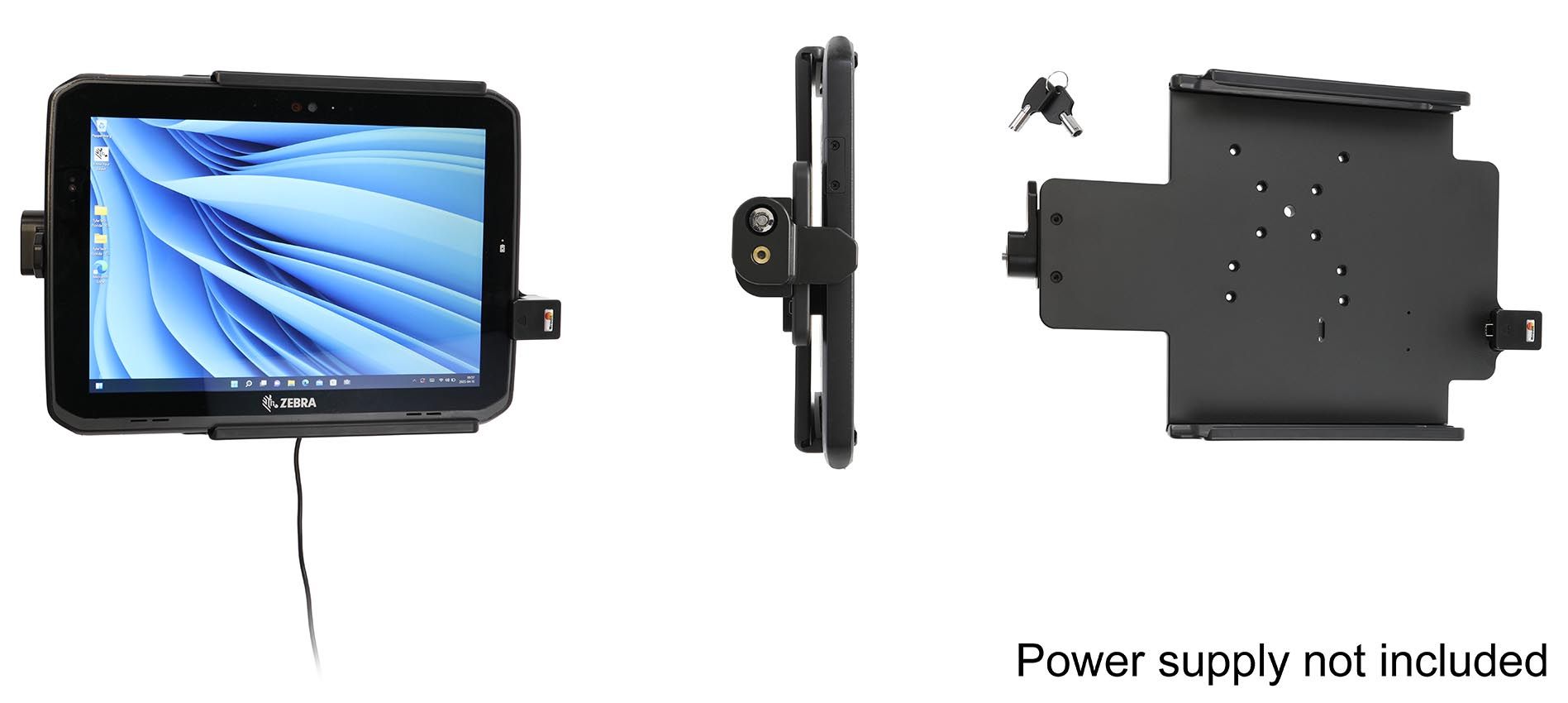 Brodit houder Zebra ET80/85 with key-lock/ usbC 3.1