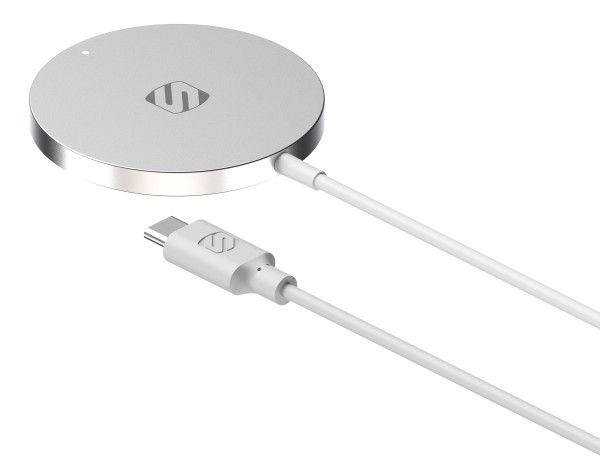 Scosche Base3 Magsafe Compatible Wireless Charger White (Qi)