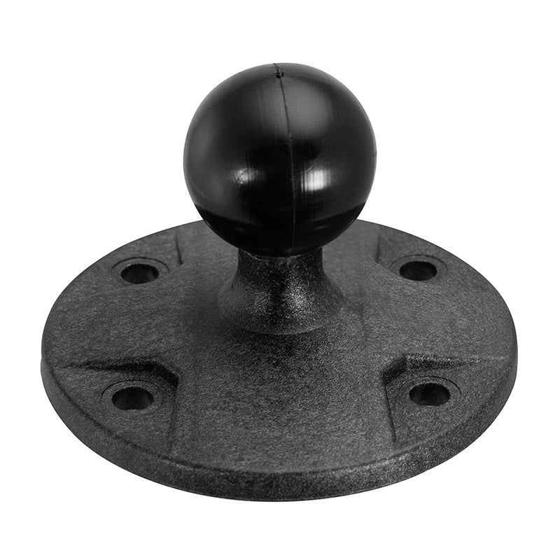 Arkon Rubber 1" Ball composite round Base with AMPS holes