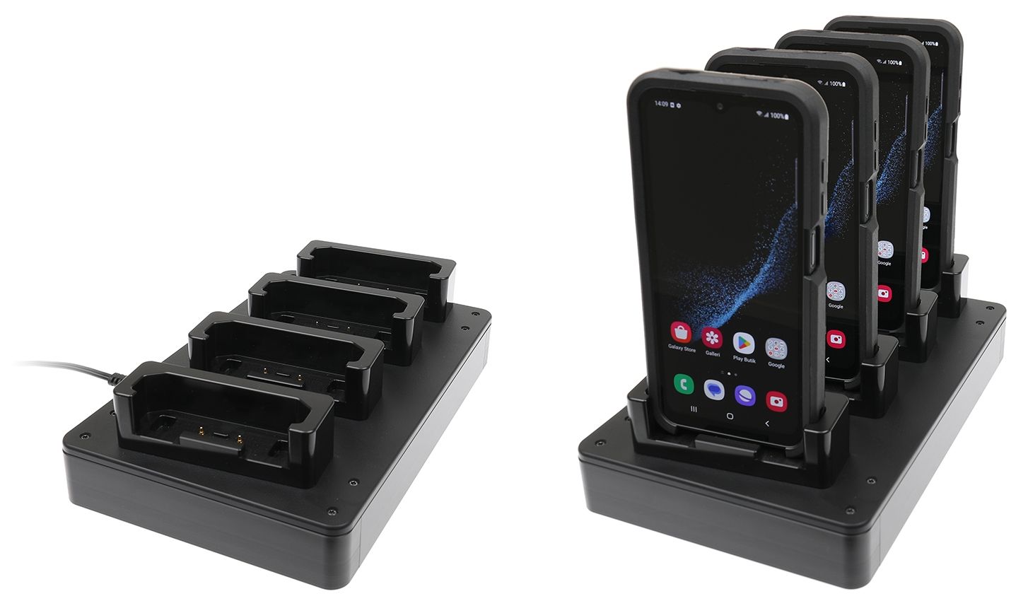 Brodit 4 pcs table multi charger- Xcover6 Pro with uniVERSE