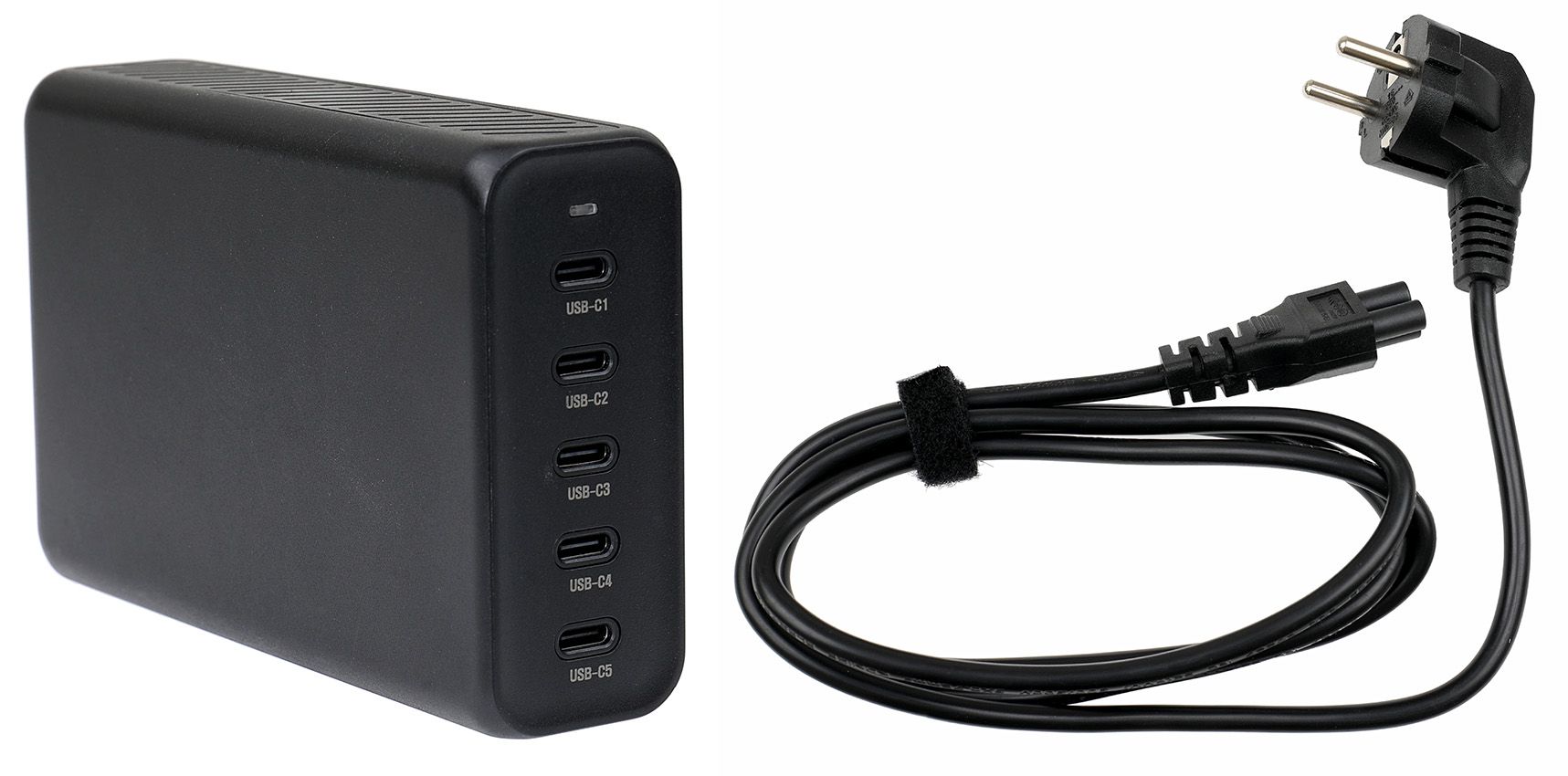 Brodit Multi-charger 5-Port usb-C 300W PPS - with EU cable