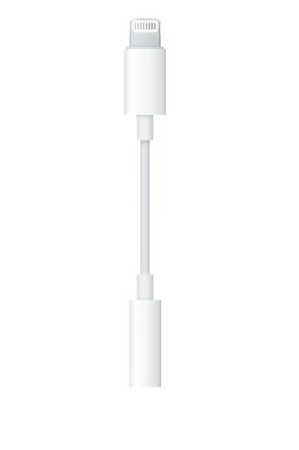 Adapterkabel lightning - Jack 3.5mm F voor Apple wit