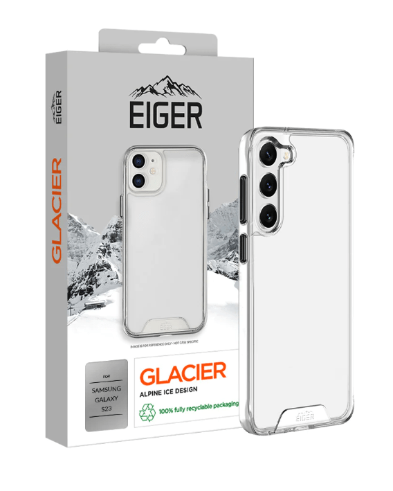 Eiger Glacier case Samsung Galaxy S23 - transparant