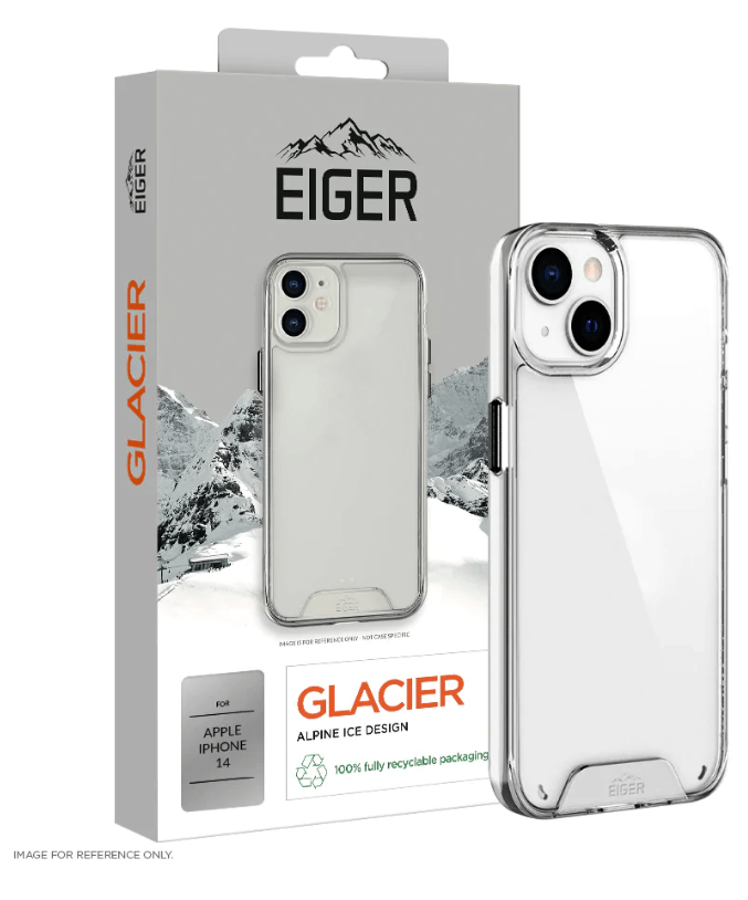 Eiger Glacier case Apple iPhone 14 - transparant