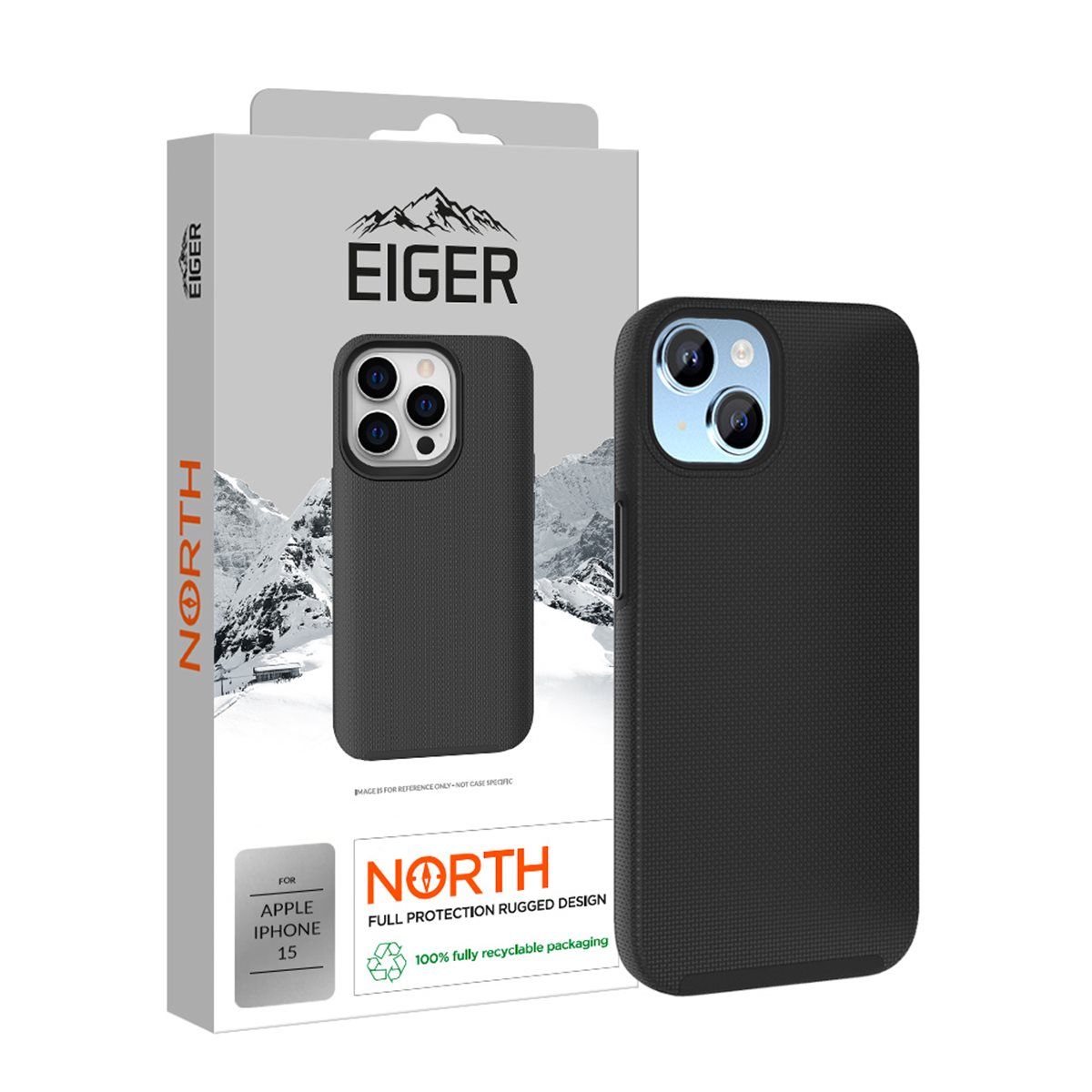 Eiger North case Apple iPhone 15 - black
