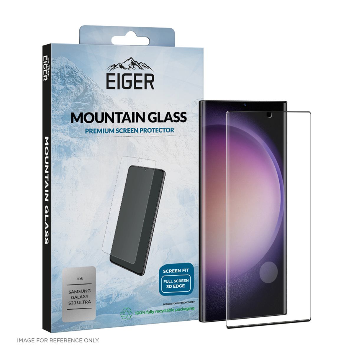 Eiger GLASS Screen Protector Samsung Galaxy S23 Ultra
