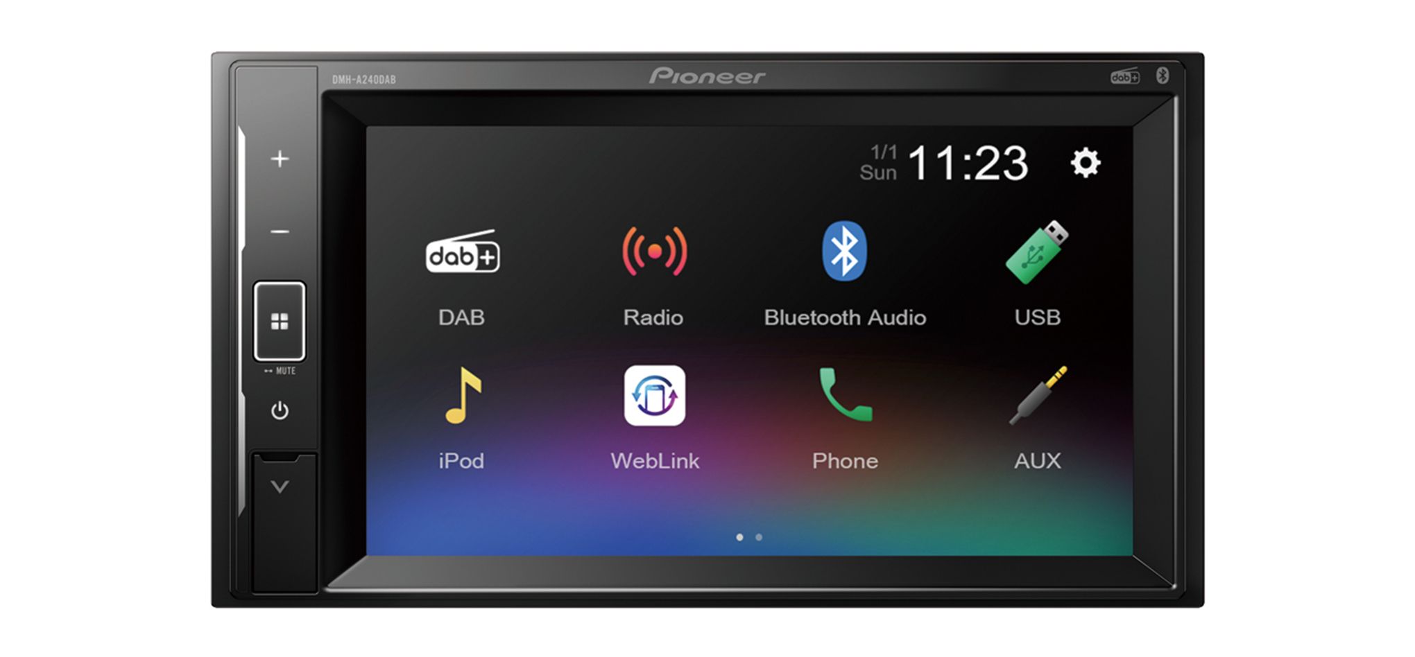 Pioneer DMH-A240DAB  2DIN 6.2" Mechafree Multimedia