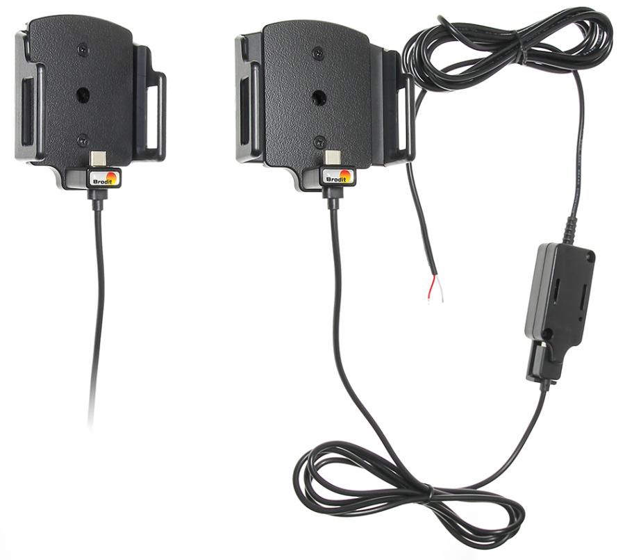 Brodit h/l usb-C verstelb 62-77/12-16mm usb-A fixed