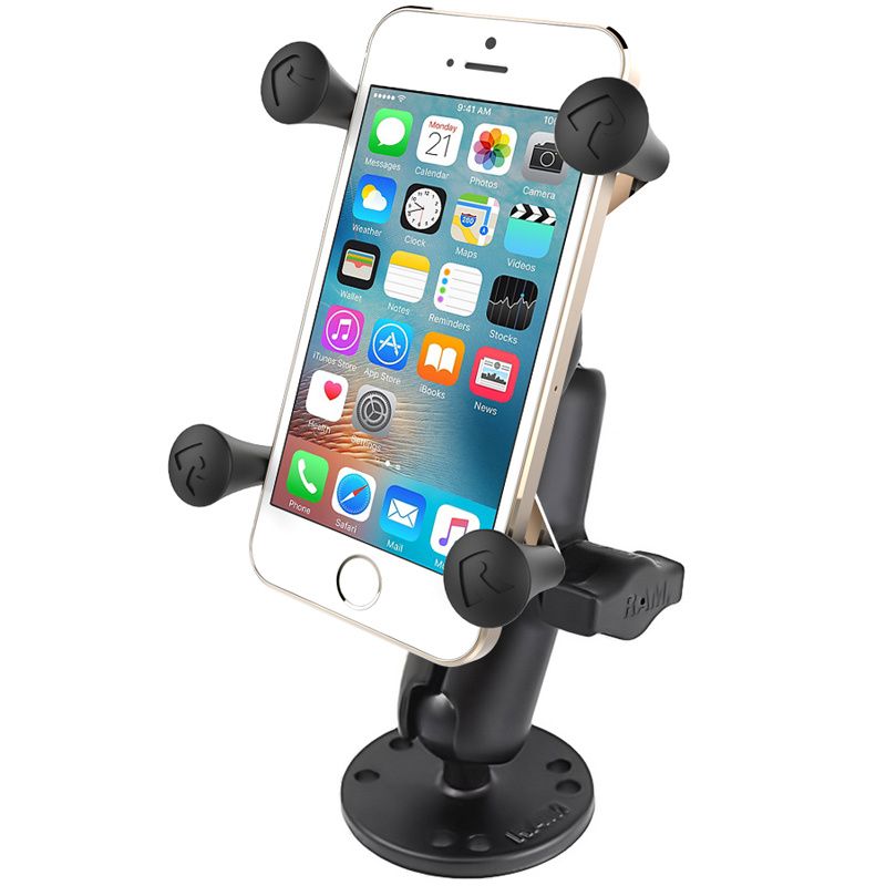 RAM Flat Surface Mount with Universal X-Grip® Phone Cradle