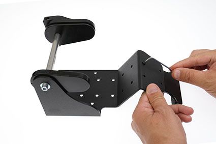 Brodit printers mount with label roll function-AMPS holes