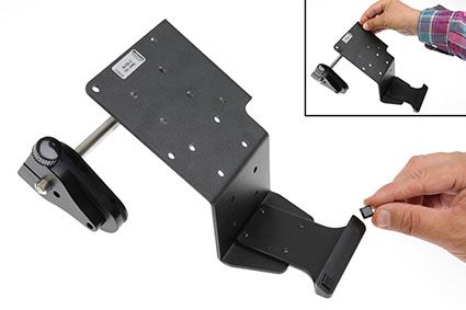 Brodit printers mount with label roll function-AMPS holes