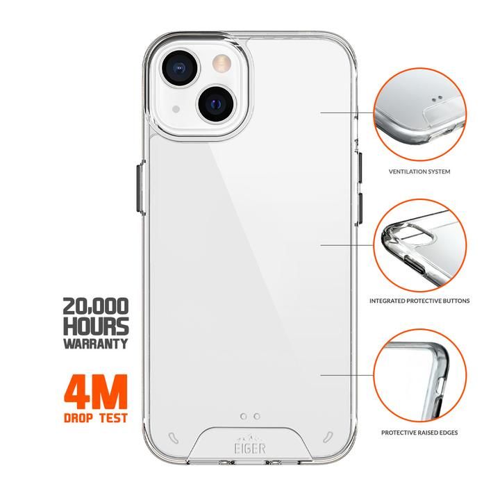 Eiger Glacier case Apple iPhone 13 mini - transparant