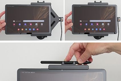 Brodit houder/lader Samsung Galaxy Tab S8 SM-X700 sig.plug