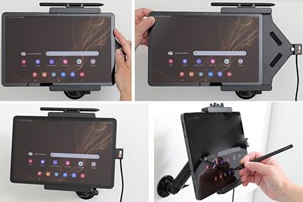 Brodit houder/lader Samsung Galaxy Tab S8 SM-X700 sig.plug