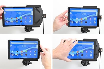 Brodit houder/lader Lenovo Tab M8 HD TB-8505X- Fixed instal.